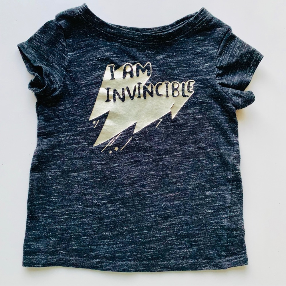 Dark Gray Invisible t-shirt  18months.